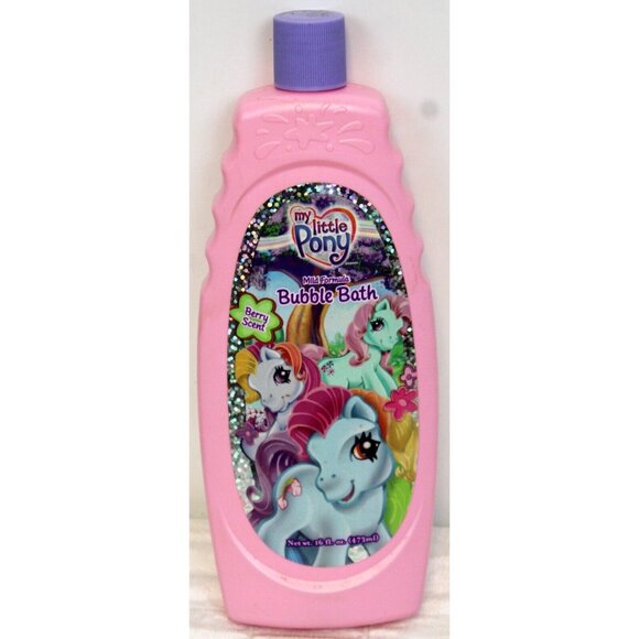 VTG 2003 My Little Pony MLP Bubble Bath Berry Scent New Girl Hasbro Mild Formula - Picture 1 of 4
